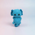 Roztomilý háčkovaný axolotl – handmade plyšák - Kitty Crochet